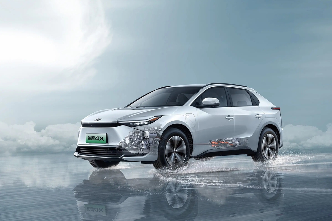 250 mil zasięgu Toyota SUV Elektryczny samochód 5 miejsc czysty elektryczny Toyota Bz 4X Auto
