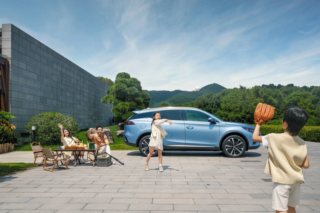 Luksusowy BYD Tang Electric Car EV 185Km/h Lewy napęd w hybrydowym SUV