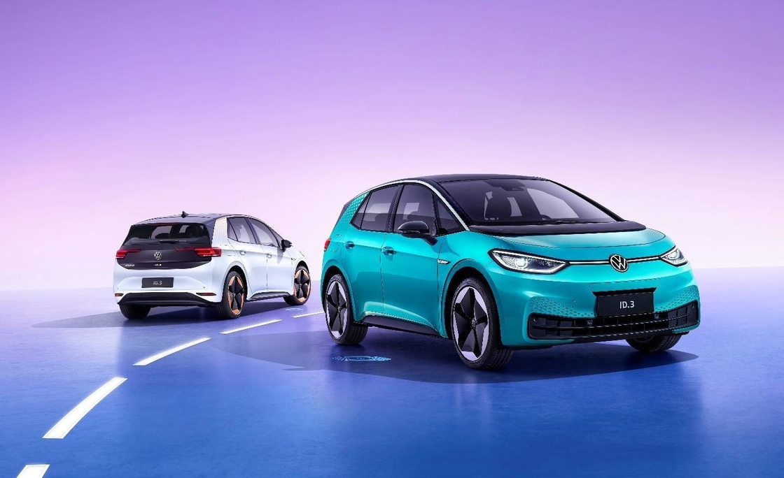 300 mil zasięgu Volkswagen Elektryczny samochód 160km/h 5 miejsc VW ID3 Elektryczny samochód